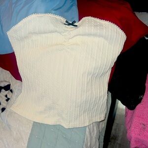 Tube top cute cropped